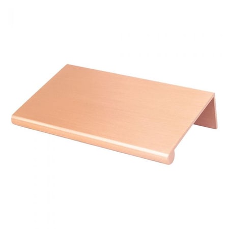 Berenson 56 mm Bravo Uptown Cabinet Edge Pull, Brushed Copper BE1047 40BC